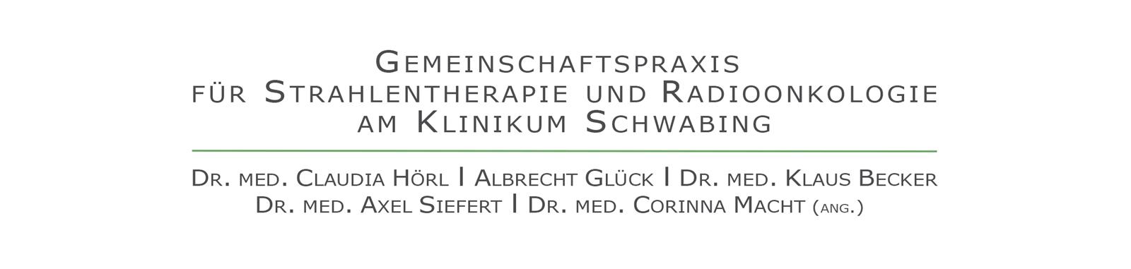 Strahlentherapie am Klinikum Schwabing Claudia Hörl