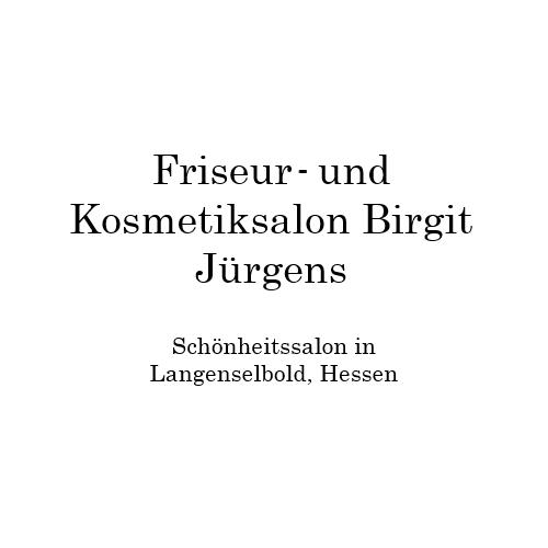  Friseur- und Kosmetiksalon Birgit Jürgens 