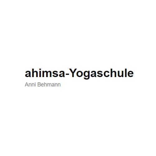 Ahimsa Yogaschule Annegret Behmann