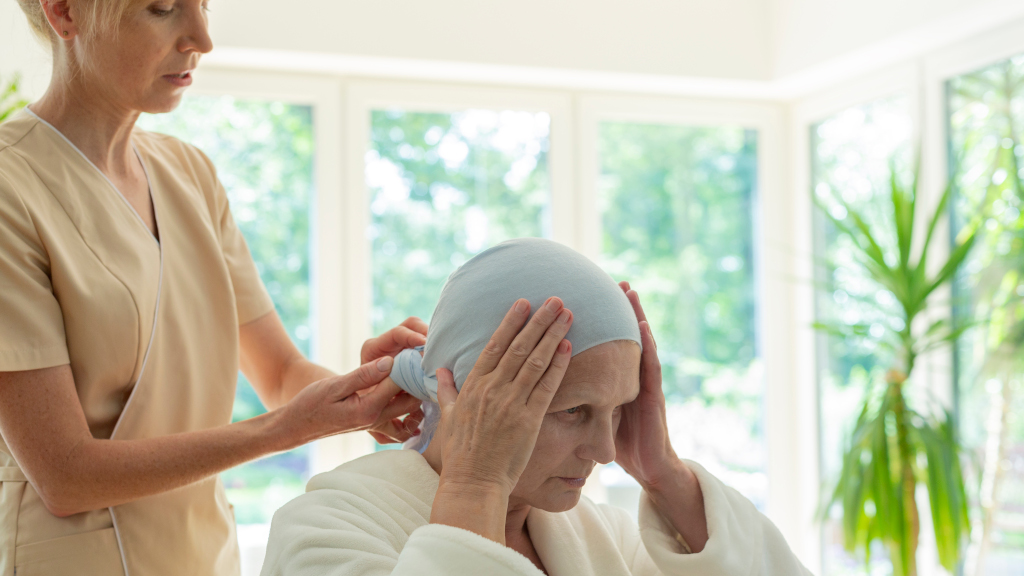 Perücke aufgrund einer Chemotherapie