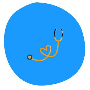 Icon Stehoskop Herz